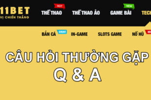 11BET - Câu hỏi thường gặp