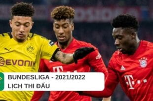 Lịch thi đấu bóng đá Đức Bundesliga hôm nay