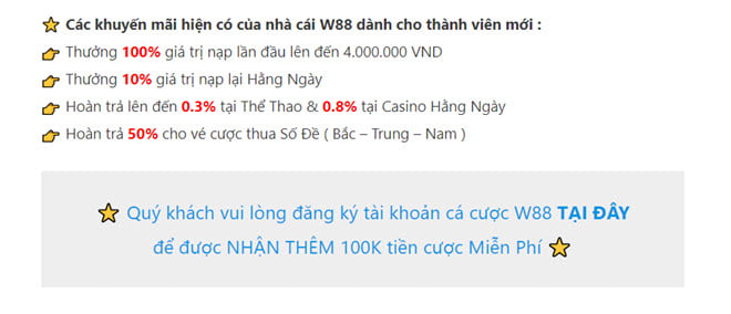 Khuyến Mãi W88 Hồng Nhung