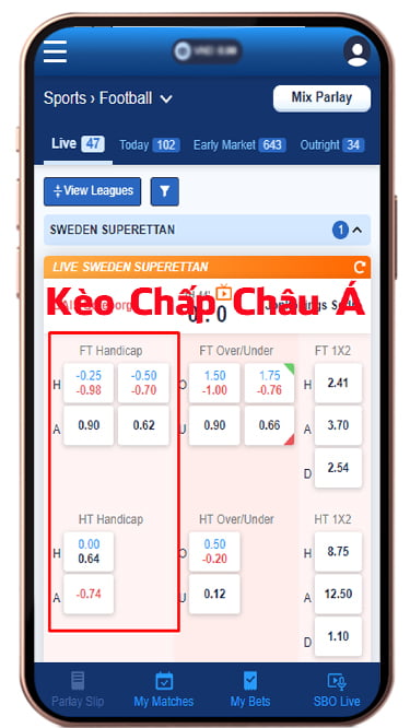 kèo-chấp-châu-á-comebet