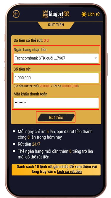 rút tiền 2