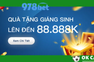 978bet tặng quà giáng sinh lên đến 88888K