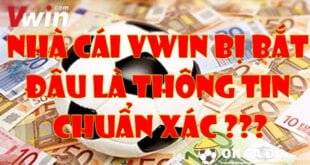 Nhà cái vwin bị bắt, đâu là thông tin chuẩn xác