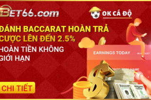 Bet66 hoàn tiền không giới hạn