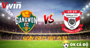 VWIN Soi keo Gangwon FC vs Gimcheon Sangmu 1