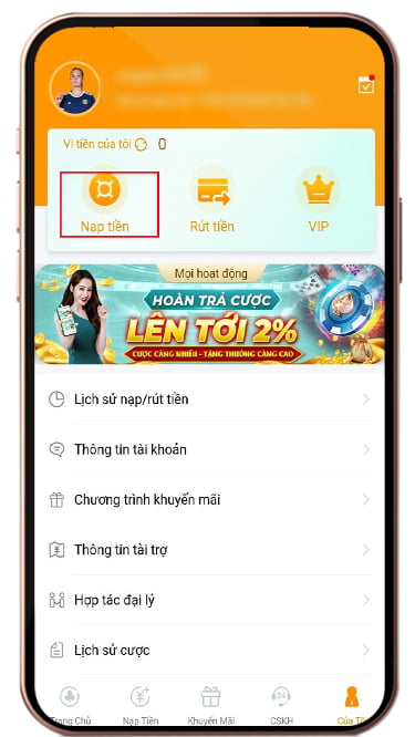 nạp tiền t68bet 1