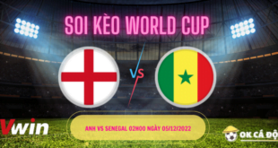 Soi kèo Anh vs Senegal